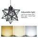 thumbnail image 3 of Luz De Colgante De Estrella De Moravian, Luz De Techo Estrella, Lámpara Colgante De Estrellas Con Bombilla E26 De Temperatura De 3 Colores Ajustable, Para Sala De Estar De, 3 of 7