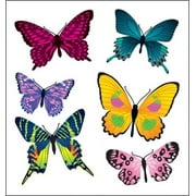 SandyLion Classpak Stickers 3/Pkg-Painted Butterflies