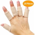 thumbnail image 1 of 20 Pieces Finger Sleeves Protectors Thumb Brace Support Elastic Compression Protector for Relieving Pain, Arthritis,Trigger Finger, Sports, 1 of 6