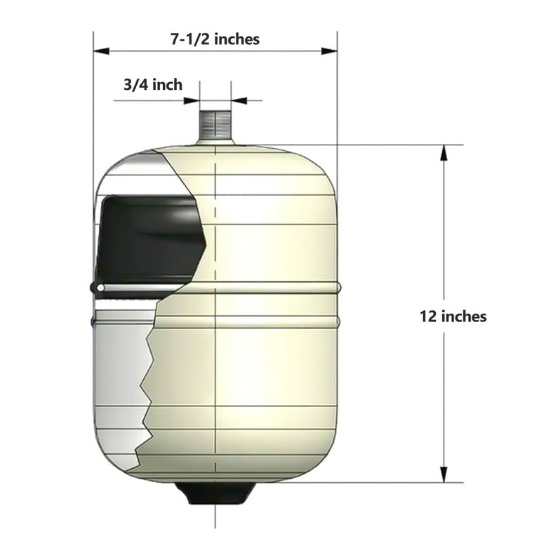 Thrifco 4906032 Gallon Thermal Expansion Tank for Potable Water