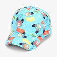 thumbnail image 2 of Karoyedx Little Boys Baseball Hats Toddler Baseball Cap Boys - Adjustable Kids Sun Hat Summer Outdoor Cap Adjustable Toddler Baseball Cap for Boys Blue Size,2-6 Years, 2 of 7