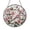 Acrylic 3.5 Inch, variant on Floral Crescent Moon Stained Glass Window Hanging – Spring Decor