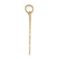 thumbnail image 3 of Diamond2Deal 14K Yellow Gold Cheerleader with Pom-Poms Charm Pendant for Women (L- 0.89 inch, W- 0.57 inch), 3 of 6