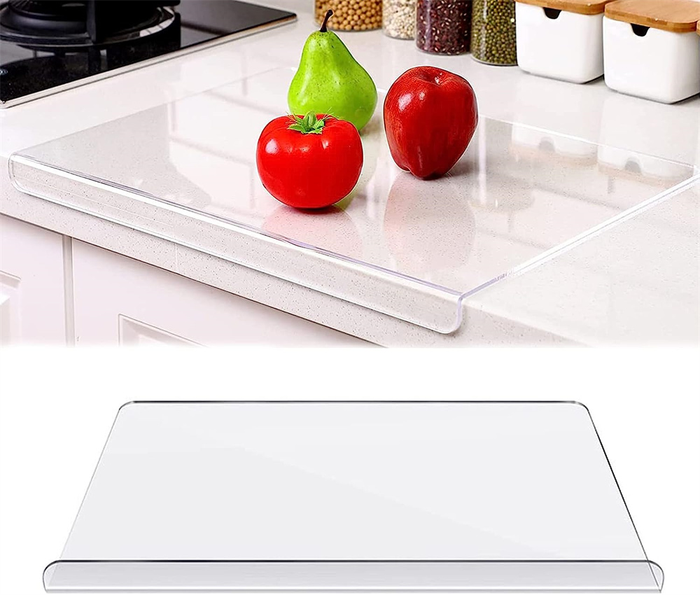 NOGIS Acrylic Cutting Board for Kitchen Counter Non Slip Clear Cutting