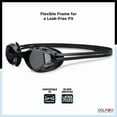 thumbnail image 3 of Dolfino Pro Pacesetter Adult Swim Goggle - Black, 3 of 6