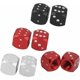 thumbnail image 3 of Juego de 4 tapones de válvulas de neumáticos de metal rojo., 3 of 3