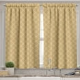 thumbnail image 2 of Ambesonne Retro Valance & Curtain, Classic Damask Victorian, 55"x45", Pale Brown, 2 of 6