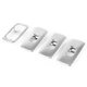 thumbnail image 4 of 4pcs Window Lift Switch Cover Decoration Trim Fit for Benz G Class W463 G500 G55 AMG 2007‑2010Peral Chrome, 4 of 5
