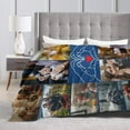 thumbnail image 4 of Customized Blankets with Photos Custom Blanket Family Picture Upload Personalized Blanket for Adults Customize Blanket Birthday Customizable for Dad Mom Nana Kids Dogs Friends, 4 of 6
