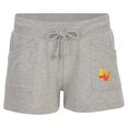 thumbnail image 2 of Women's  Heather Gray Las Vegas Aviators French Terry Shorts, 2 of 3