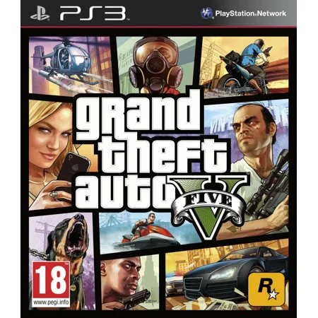 Grand Theft Auto V Playstation 3 PS3 GTA 5 Sony Rockstar Crime Action - New!