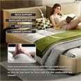 thumbnail image 6 of King Size Bed Frame with Adjustable Headboard, Chenille Upholstered Cloud Platform Bed Frame, Wide Solid Wood Slats & Metal, No Box Spring Needed, Camel, 6 of 11