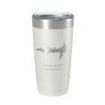 thumbnail image 1 of Cedar Bluff Reservoir Tumbler Lake Map Travel Mug Insulated Laser Engraved Coffee Cup Kansas 20 oz White, 1 of 1