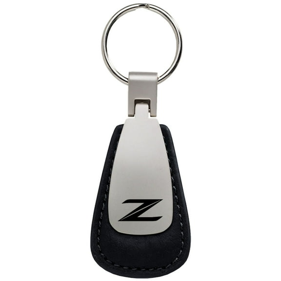 Nissan Z Leather Teardrop Key Chain (Black)