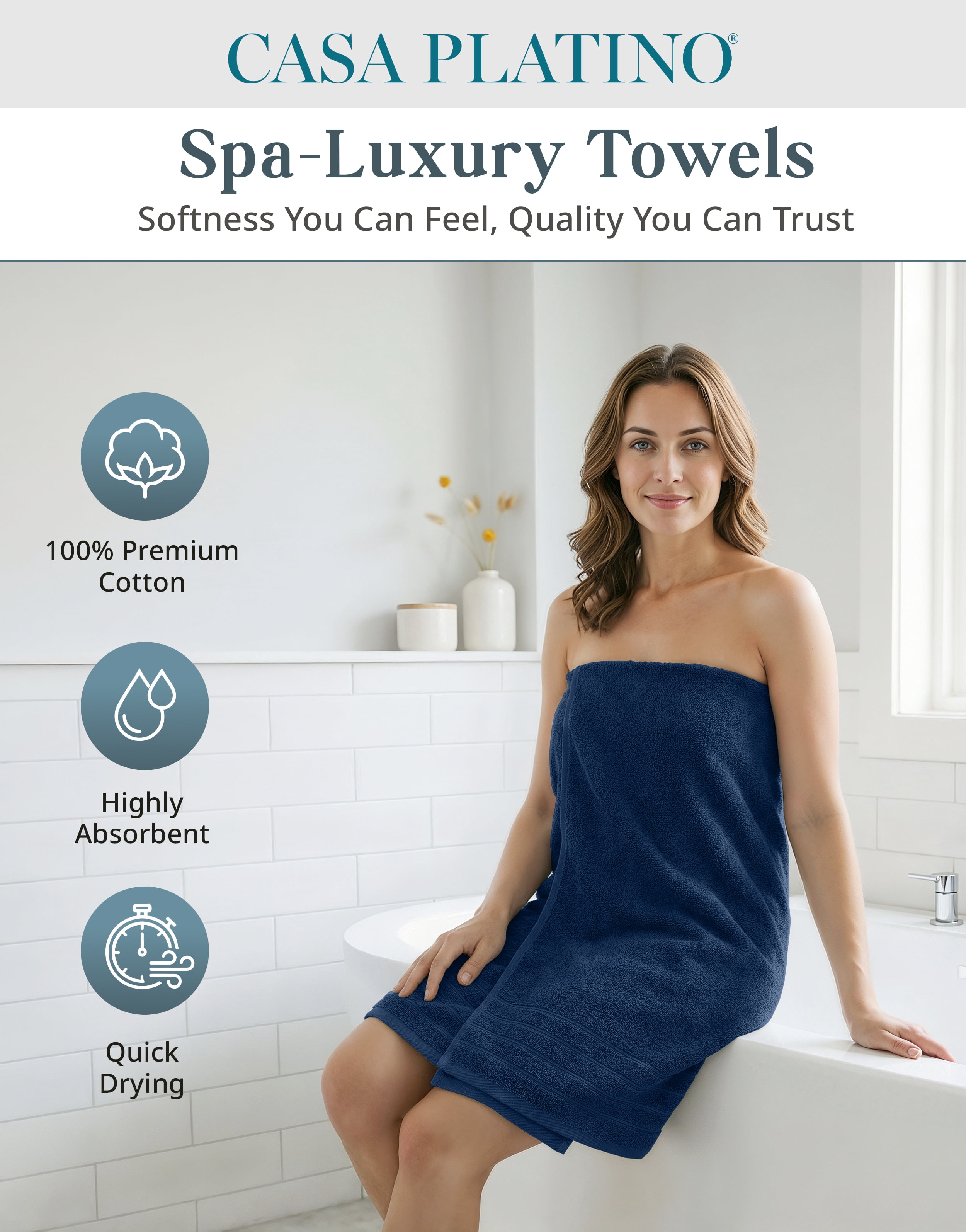 Casa Platino Towel - Thumbnail 4