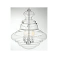 thumbnail image 5 of Trade Winds Clara Vintage Glass Pendant Light in Chrome, 5 of 5