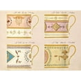 thumbnail image 2 of Honore 32x25 White Modern Wood Framed Museum Art Print Titled - Quatre tasses du 1er choix, ca. 1800-1820, 2 of 4