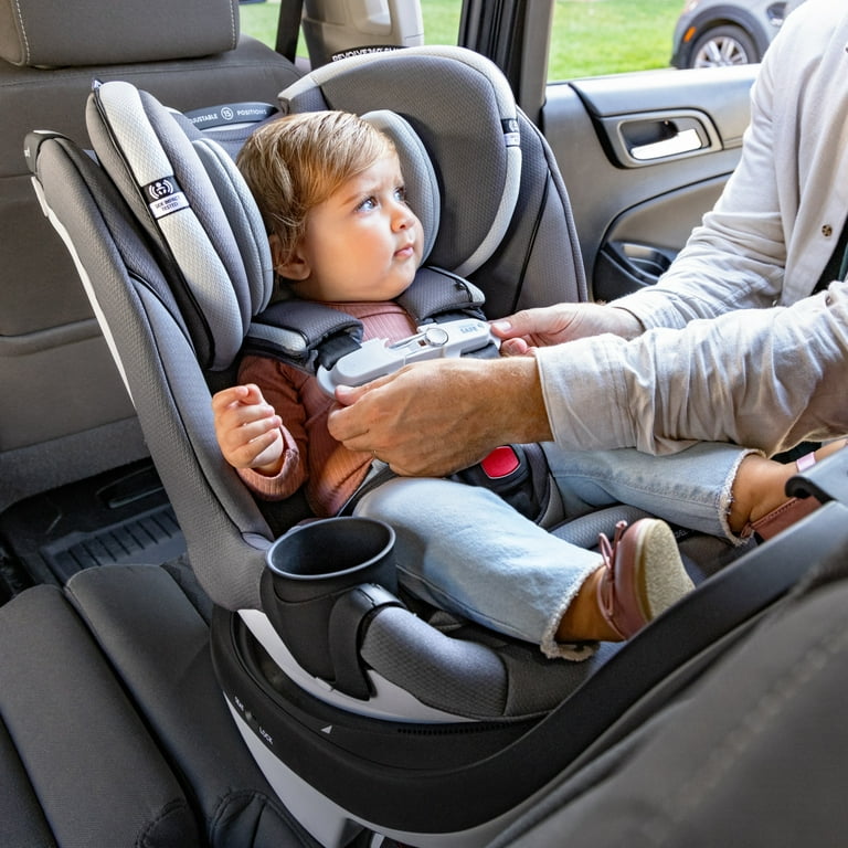 Evenflo Gold Revolve360 Slim 2 in 1 Convertible Car Seat SensorSafe Pearl Gray Walmart