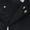 thumbnail image 4 of Chaqueta de chef retro de manga larga para hombre y mujer, uniforme de cocina para catering, ropa de trabajo 3XL, 4 of 9