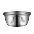 thumbnail image 3 of Cuenco de acero inoxidable 304 para verduras, cuencos para mezclar huevos, colador de arroz, cesta de drenaje, cuenco para sopa, colador, utensilios de cocina y almacenamiento, 3 of 5