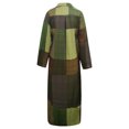 thumbnail image 4 of MAWCLOS Robes Maxi pour Femmes Robe Chemise à Imprimé Floral Kaftan à Revers Manches Longues 8001 Jaune TG, 4 of 4