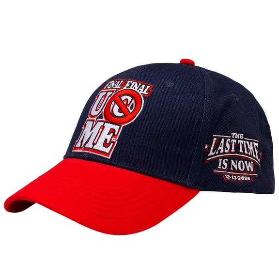 Men's Navy/Red John Cena Farewell Tour 2025 Washington D.C. Adjustable Hat