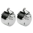 thumbnail image 2 of Compteur Manuel de Bouton de 2Pcs en Acier Inoxydable 0-9999 pour Inventaire d'Atelier, 2 of 11