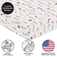 thumbnail image 5 of Sweet Jojo Designs Watercolor Floral Garden Pink Girl Fitted Crib Sheets Set 2 Piece, 5 of 6
