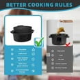 Maritcute Silicone Slow Cooker Liners For 6 Quart Crock Pot Reusable