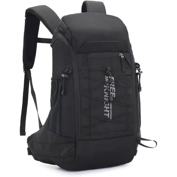 LHSHID Mens Backpack Waterproof Assault Pack with Rain Cover 40L Hiking Daypack Lightweight Molle Bag Large Camping Rucksack