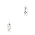 thumbnail image 2 of Wosthever Crystal Suncatcher Colgante Rainbow Prisms Wind Chime para decoración al aire libre Type2 NO2, 2 of 6