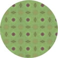 thumbnail image 1 of Ahgly Company Machine Washable Indoor Round Transitional Olive Drab Green Area Rugs, 7' Round, 1 of 7
