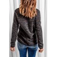 thumbnail image 3 of Women's Charcoal Quarter Zip Pullover Sweatshirt, 3 of 30