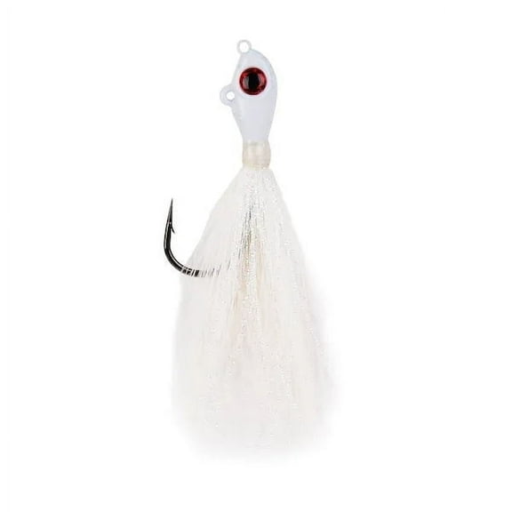 Mustad Big Eye Bucktail Jig White
