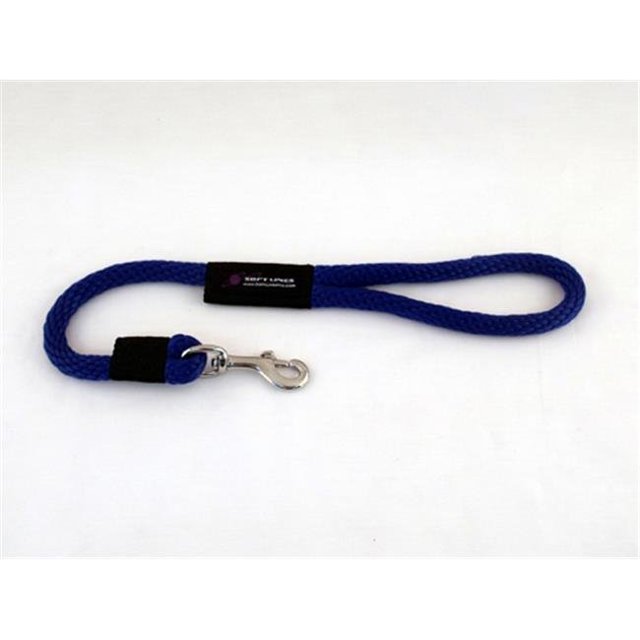 Soft Lines P10802ROYALBLUE Dog Snap Leash 0.5 In. Diameter By 2 Ft. - Royal Blue