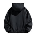 thumbnail image 4 of LYSMORA 2026 Men's Adjustable Drawstring Hooded Windbreaker Jacket, Hidden Zip Snap Closure Elastic Cuff Loose Fit Lightweight Outdoor Casual Outerwear, 4 of 4