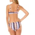 thumbnail image 2 of Anne Cole Stormy Seas Stripe Wrap Underwire Bikini Top, 2 of 3