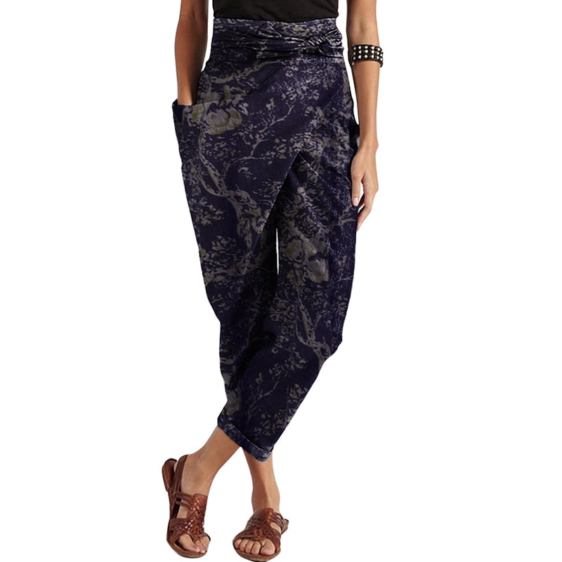 wrap harem pants