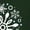 FOREST GREEN, variant on - Mickey Ears Snowflakes - Men's Long Sleeve Graphic T-Shirt