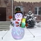 thumbnail image 4 of leyfeng Modelo de aire inflable de Navidad, muñeco de nieve de Navidad inflable, lámpara giratoria colorida, decoración de patio de Navidad, 4 of 6