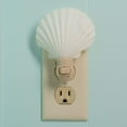 thumbnail image 2 of Sea Shell Night Light | Real White Clam Shell Nautical Night Light | Home Decor, 2 of 3