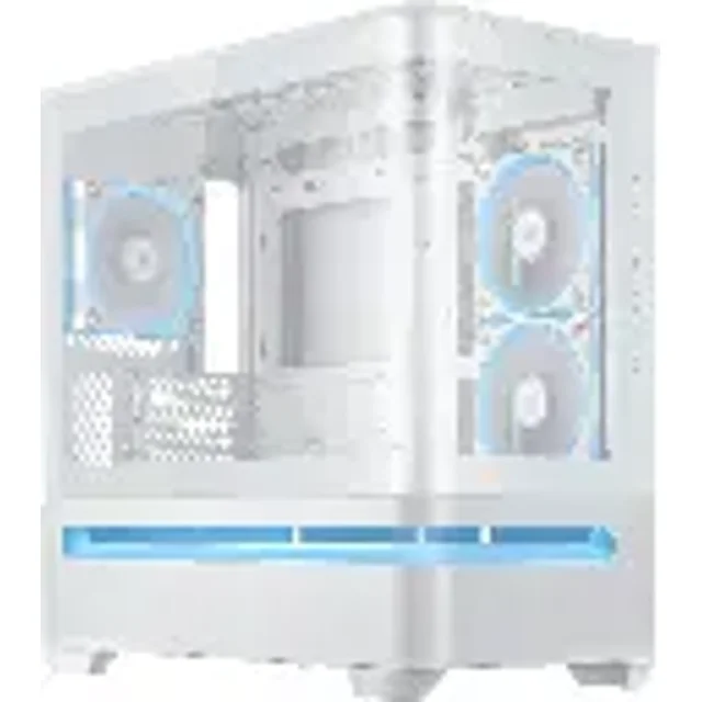 Gabinete asus prime ap202 argb m-atx white cristal templado 90dc00p3-b18000