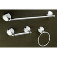 thumbnail image 2 of Kingston Brass BAK111248C 3 Piece Wall Mount Victorian Bathroom Hardware, Polished Chrome, 2 of 5