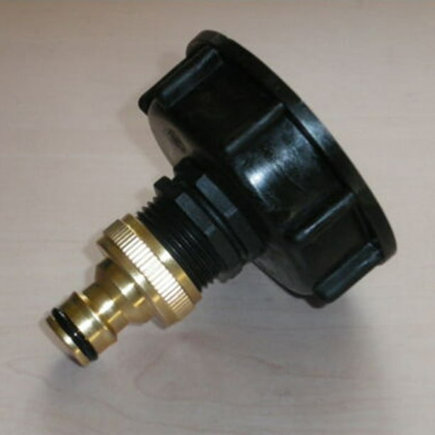 IBC Tote Water Tank Adapter Garden Hose Adaptor Quick Connector Little