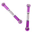 thumbnail image 4 of 2pcs Steer , Varilla De Suspensión Delantera , Para 1/10 RC HSP uck 94118, 94177, 94111, 94188, 94170, 94108, 94106, 94107, 94166 Púrpura Baoblaze Parte posterior delantera Servo Varillaje de la dirección, 4 of 6