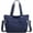 Dark Blue, variant on Women Nylon Tote Bag Water resistant Multi-function Shoulder Handbag Light Travel Messenger Bags