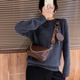 thumbnail image 2 of Sywqhk 2Pcs Pu Messenger Bag Women Solid Chiain Shoulder Crossbody Bolso (Marrón) Sywqhk Para estrenar, 2 of 8