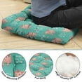 thumbnail image 5 of Pig Print Design Floor Pillow - Soft & Supportive Tatami Mat Seat Pad, Vintage Watercolor Pig Art, Durable 9-Point Stitching, Multipurpose Use, 5 of 7