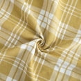 thumbnail image 6 of Classical Buffalo Check Valances, Yellow Plaids Jacquard Linen Textured Curtains for Living Room, 1 Piece Light Filtering Drapes for Bedroom, 52 x 18 Inches, 6 of 6