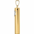 thumbnail image 2 of 14K Yellow Gold Polished Hollow Mezuzah With Star Of David Pendant (32 X 5.57) Made In United States -Jewelry By Sweet Pea, 2 of 7